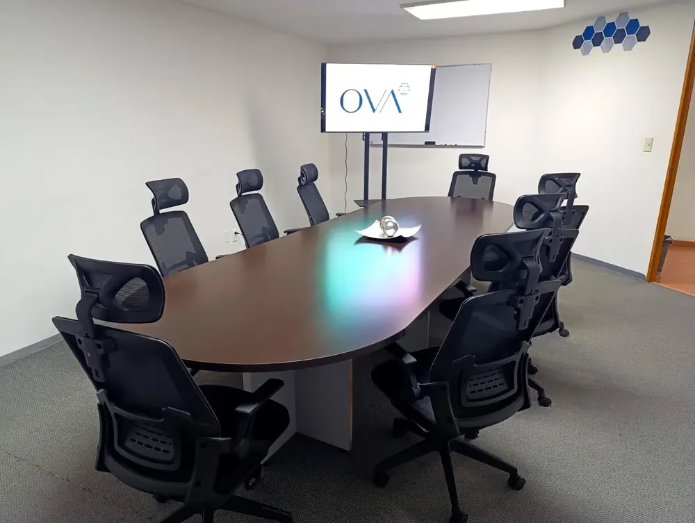 Sala de juntas profesional en oficina virtual OVA
